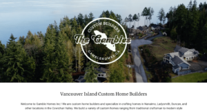 Gamble Homes Website Design