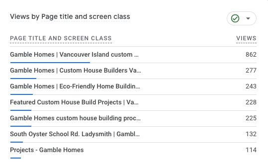 Website Page Views